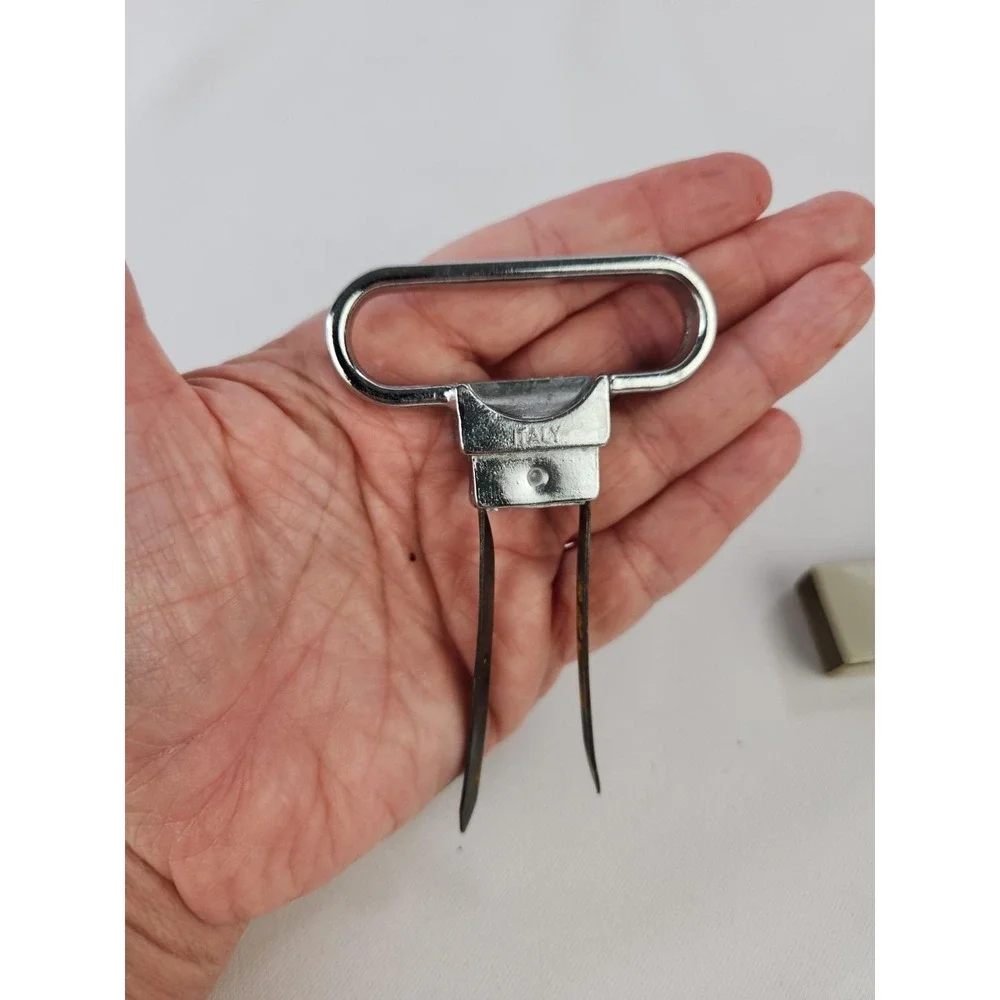 Irwinware two-Prong Cork Puller Remover Ah-So Old Wine Opener Beer Corkscrew Vtg